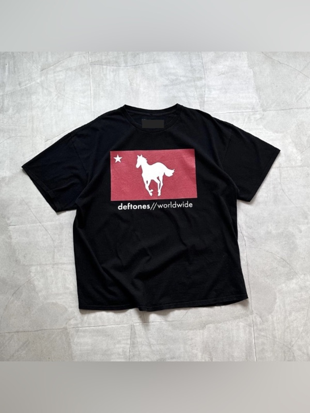 Deftones Worldwide Black Graphic Tee